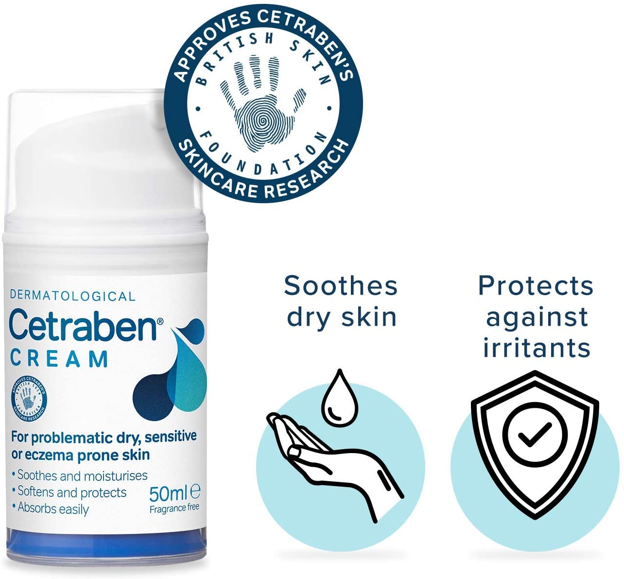 thumbnail image 2 of Cetraben Moisturising Facial Day Cream, For Dry, Sensitive & Eczema-Prone Skin, Soothes 2 of 12