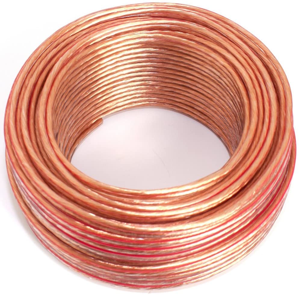Loudspeaker Cable 2 x 1.50 mm² - 25 m - Transparent - CCA - Audio Cable - Box Cable