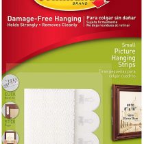 Command Picture Hanging Strips, Small, White, 8-Strips Each, 3 pack by Command
