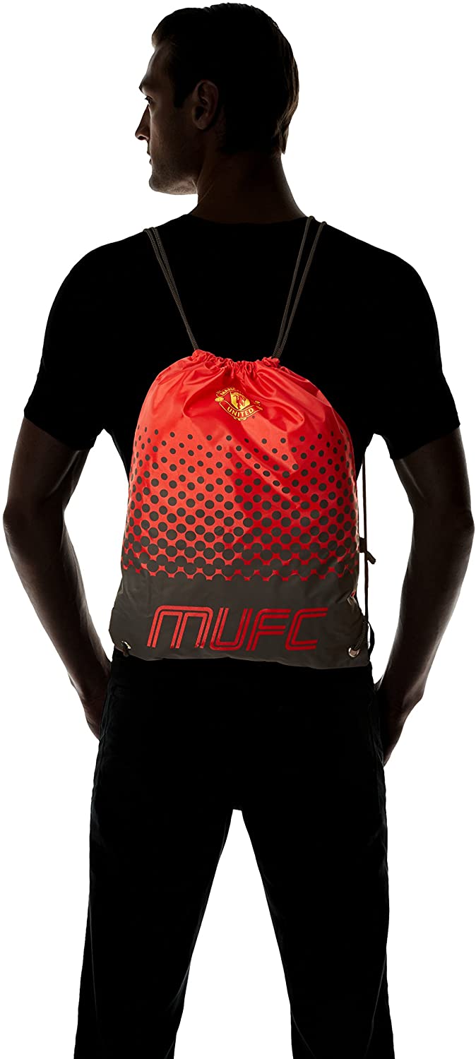 Manchester United FC 2427 Children's Unisex Drawstring Bag, Red - Image 4