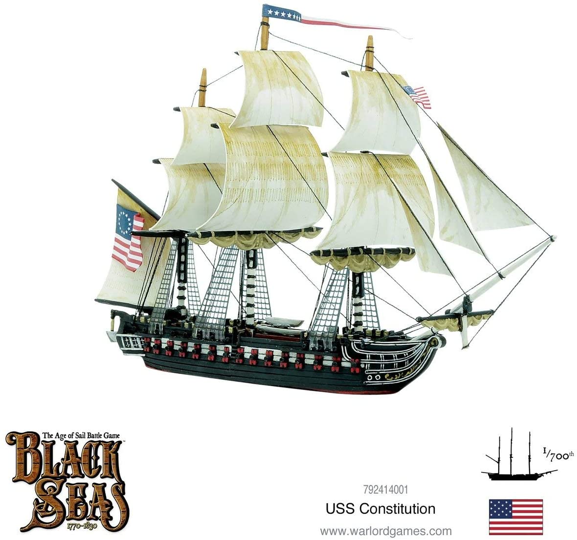 Warlord Games - Black Seas: USS Constitution (792414001), Mittel - Image 4