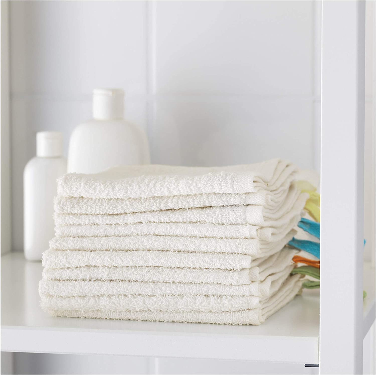 IKEA KRAMA washcloth, white, 30x30 cm - Image 4