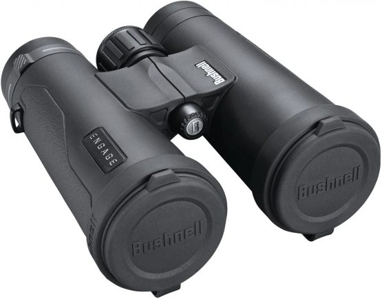 Bushnell Engage 8x42mm all purpose binocular. BEN842. Pouch and strap included. High quality Dielectric prism coatings with 92% light transmission. Bak-4 roof prisms - Image 4