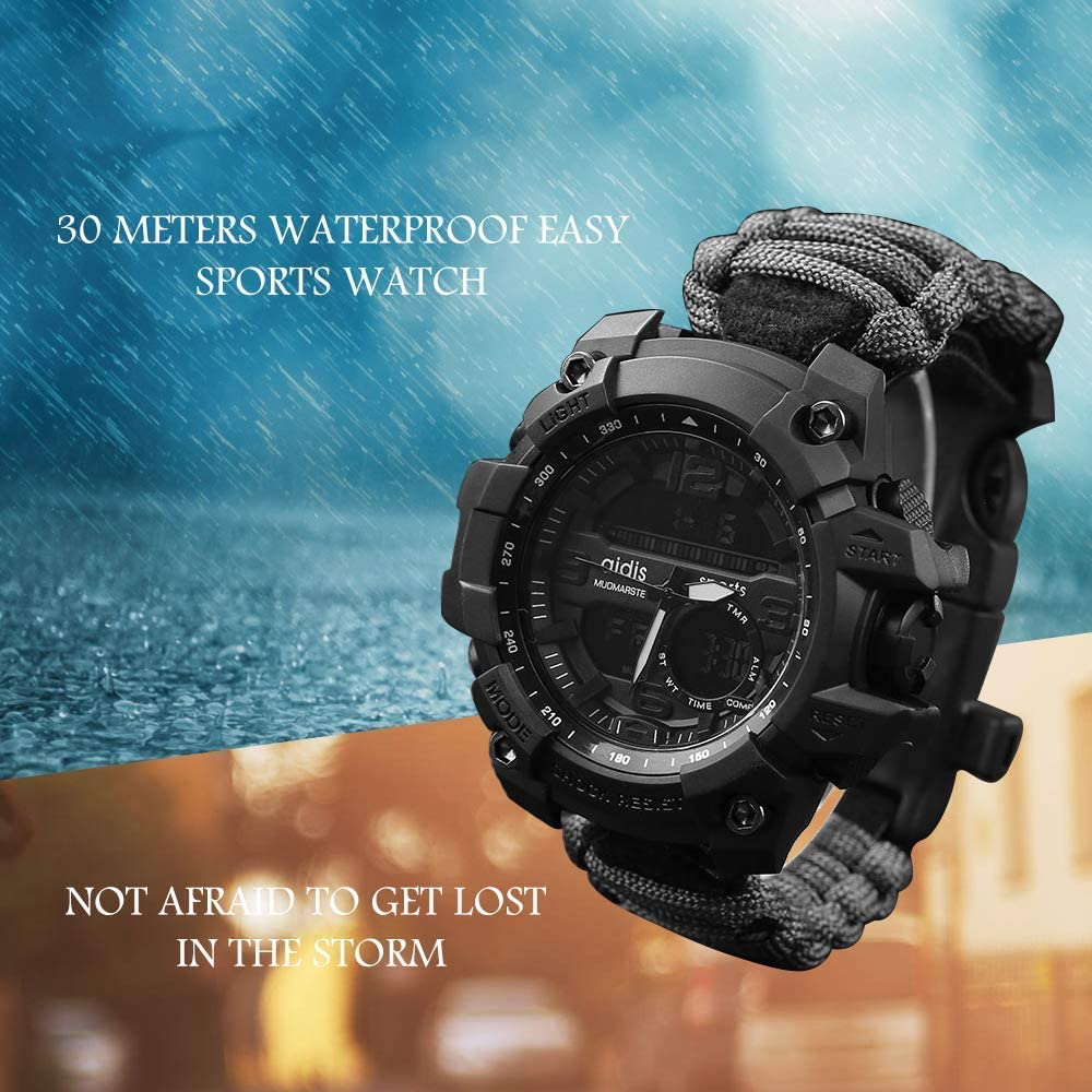 vikano survival bracelet watch