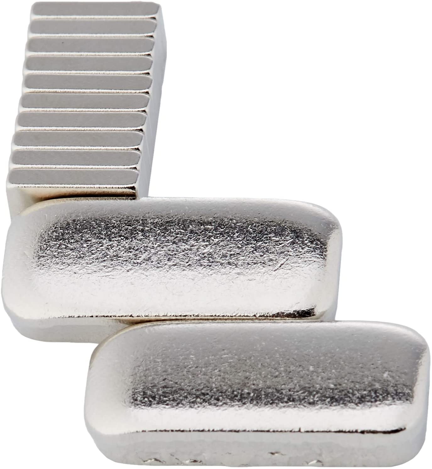 N42 Neodymium Magnets for Arts Crafts, Model Making, DIY, Hobbies, Office and Home - 10mm x 5mm x 2mm thick - 1.1kg Pull - Pack of 10