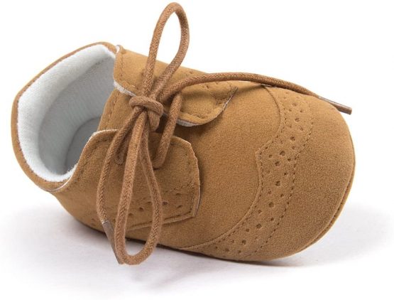 Infant Baby Boys' Shoes PU Sneakers Brown Size US 3 - Image 2