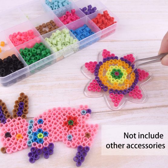 Aazon.co: BANCHELLE Fuse Beads Boards 5, PegBoards Plastic Kits
