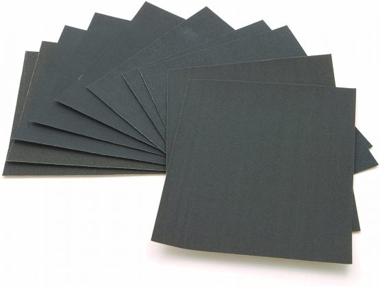 Rolson 24507 Wet and Dry Sand Sheets - 10 Pieces, Black