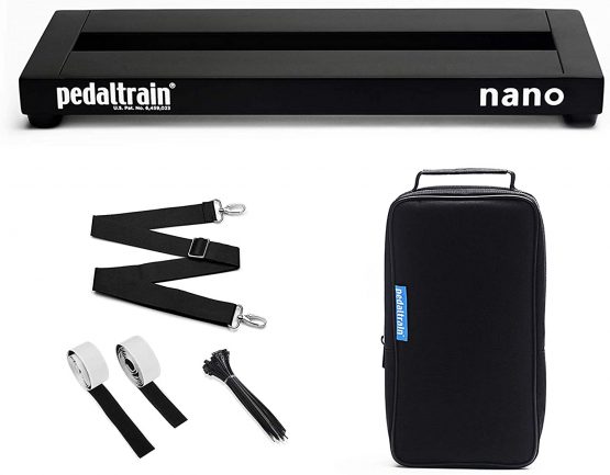 Pedaltrain PT-NANO-SC Nano Effects Pedal Board with Soft Case 2 Rails - 14" x 5.5"