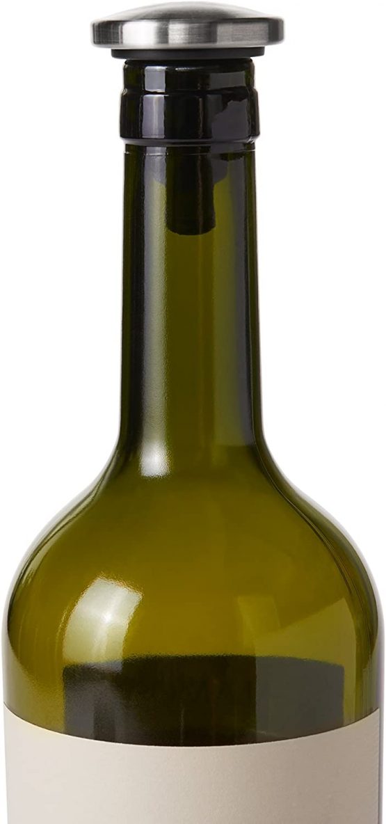 OXO Steel Spillproof Wine Stopper Set - 2 Pieces - Image 2