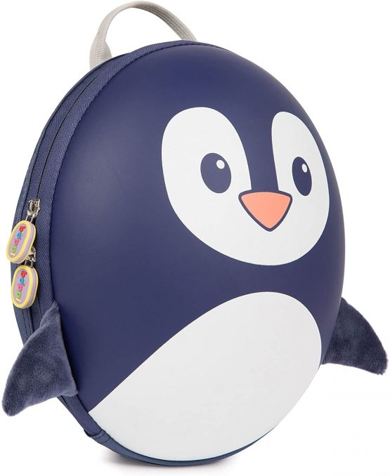 boppi Kids Backpack Nursery Travel Holiday Toddler Children Bag 4 Litre Preschool Rucksack - Blue Penguin - Image 4