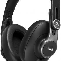 AKG K371 Studio Headphones, Over-Ear Closed-Back Design for Professional Performance, Lightweight and Foldable with 8 position hinges, Premium Isolating Earpads, Reinforced for AKG Durability