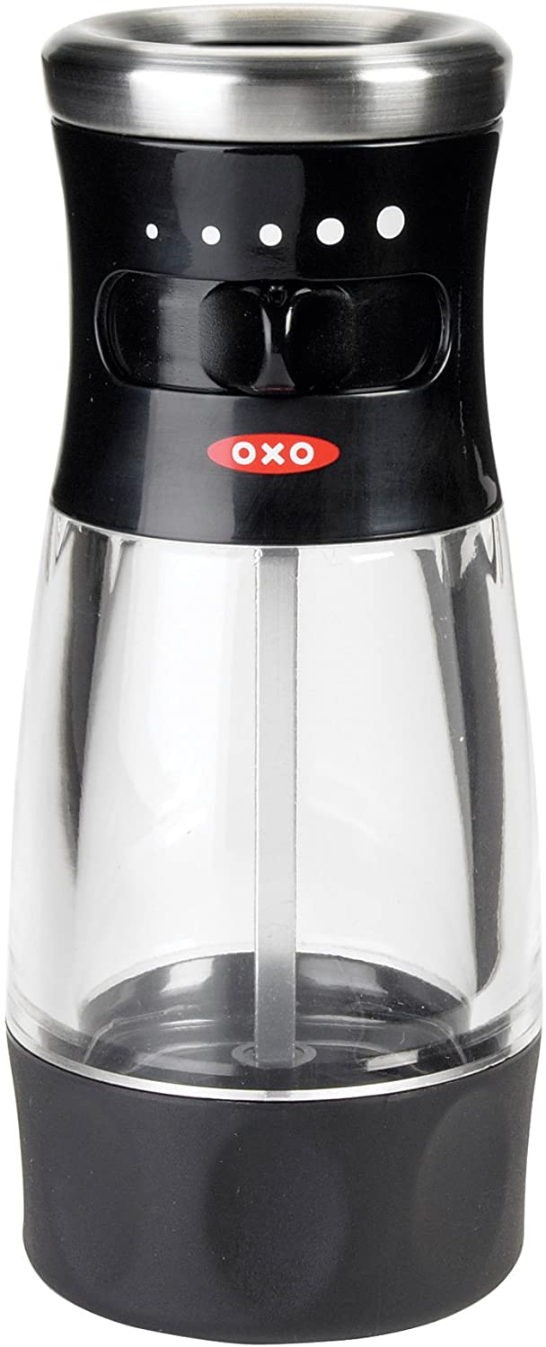 OXO Pepper Grinder, Clear, Black, Pack of 1 - Image 2