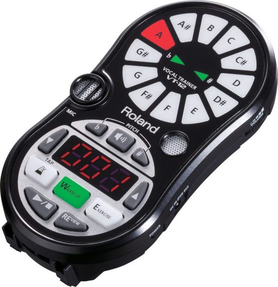 Roland Vt-12-Bk Vocal Trainer Pocket Vocal Coach
