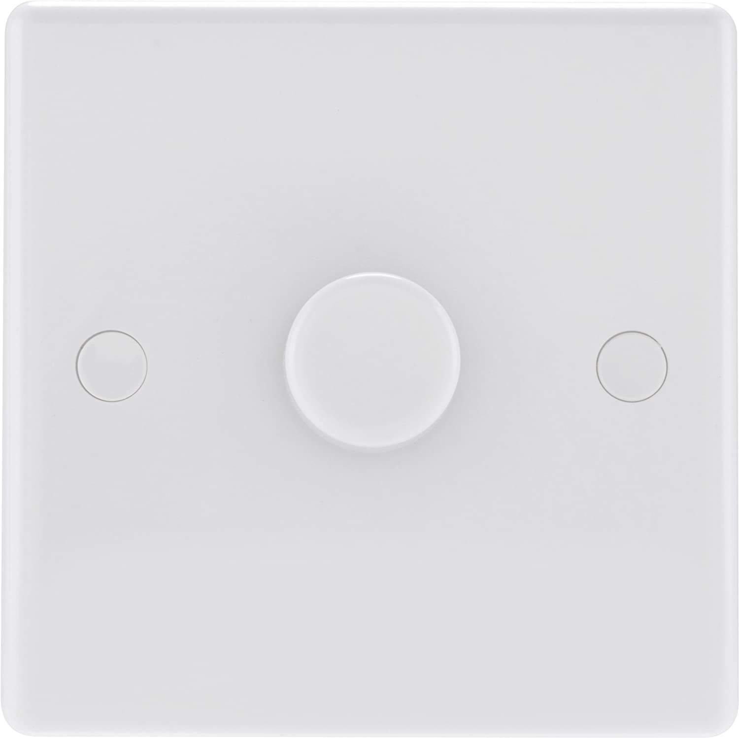 BG Electrical Intelligent Single Wall Dimmer Switch, 2 Way, Round Edge, Nexus 800 Series, White Moulded, 200W, 881 - Image 2
