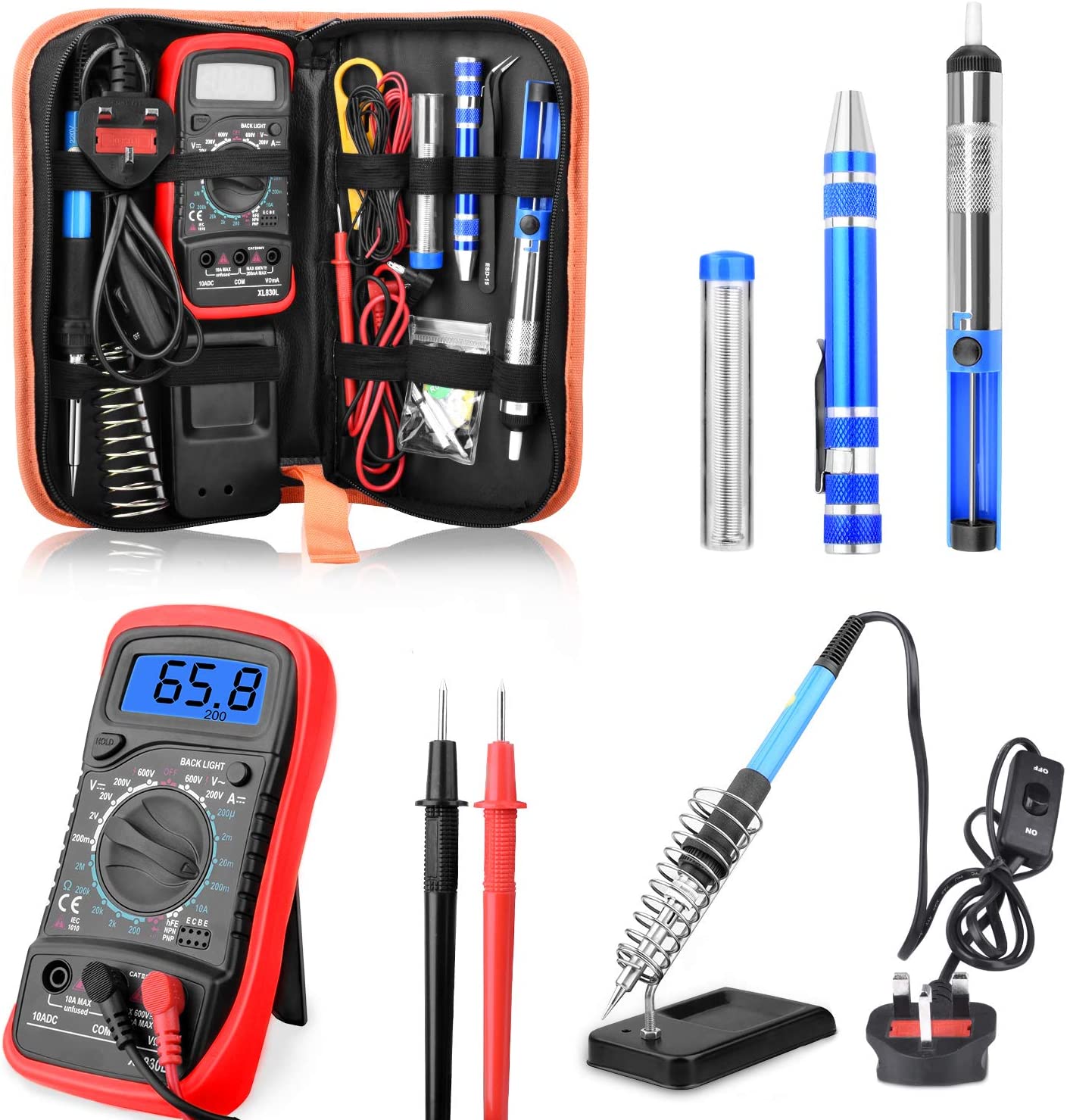 ETEPON Soldering Iron Kit ON/Off Switch Solder Iron Set Electronic ...