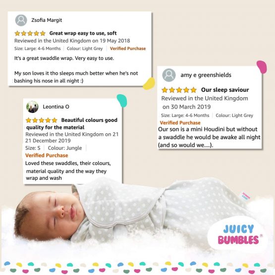 Baby Swaddle Wrap - Pack of 3 Swaddle Blankets - 100% Organic Cotton - Grey - 0-3 Months - Image 3