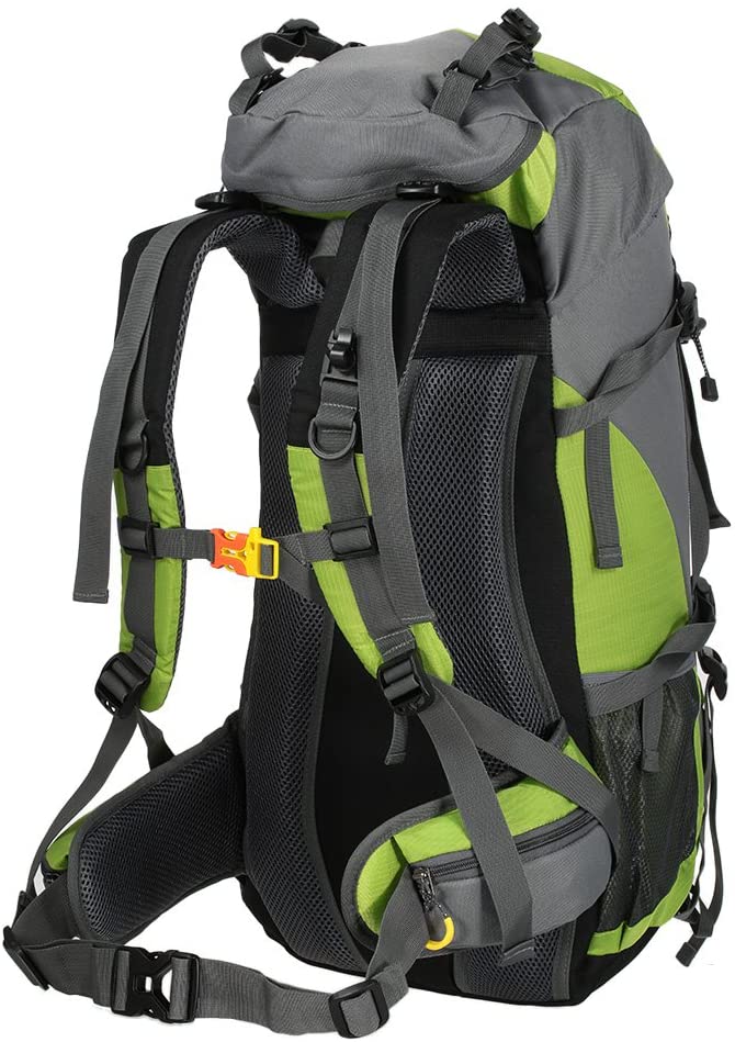 Lixada Hiking Backpack 50L Waterproof Lightweight Trekking Rucksack for Outdoor Sport Travel Cycling Climbing Mountaineer Climbing with Rain Cover - Image 4