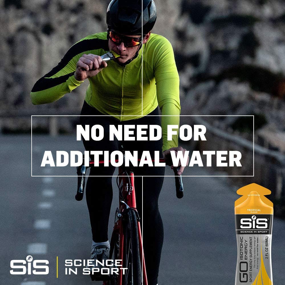 Science In Sport GO Isotonic Energy Gels, Running Gels with 22g Carbohydrates, Low Sugar, Variety Pack of Assorted Flavours - Image 2
