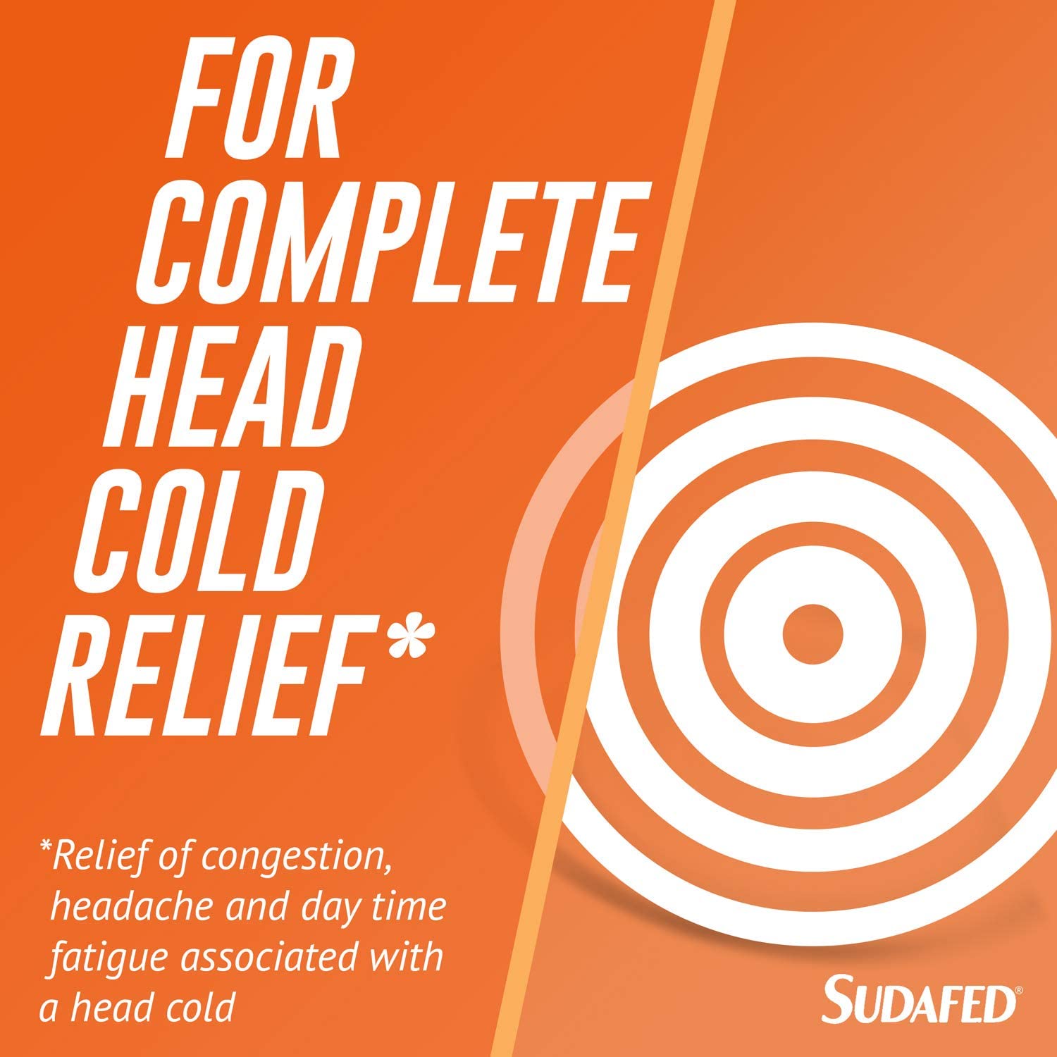 Sudafed Congestion & Headache Relief Max Strength Capsules, Targets Blocked Nose, Pressure, Heavy Head - Image 3
