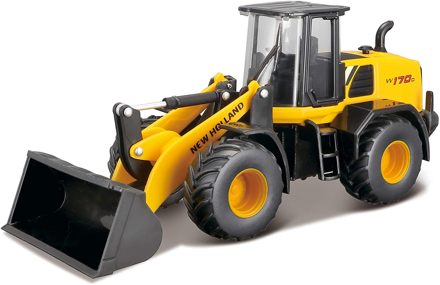 Tobar 1:50 NEW HOLLAND W170D WHEEL LOADER, Yellow, 16 cm