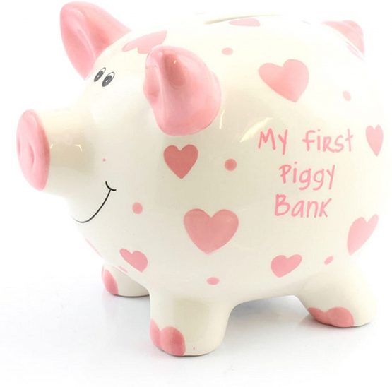 Lesser Pavey Boys/Girls My First Piggy Bank (One Size) (Pink) - Image 2