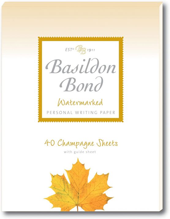 Basildon Bond Duke 137 x 178 mm Writing Pad with 40 Sheets - Champagne