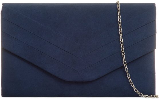 fi9 Women's Stylish Suede Envelop Style Bridal Wedding Evening Clutch Party Purse Hand Bag