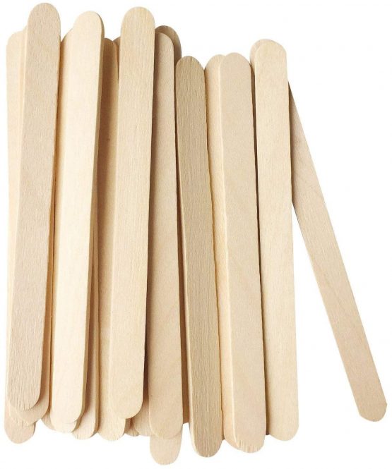 Kids B Crafty 300 Lollipop Sticks, Lolly Sticks, Natural Smooth, Wooden Lolly Sticks 114mm, Lollypop Sticks, for Home Ice Cream Making and School Crafts, Popsicle Sticks, Ideal for Art Supplies - Image 3