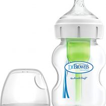 Dr. Brown's Natural Flow Options+ Anti-Colic Baby Bottle, Wide Neck, 150ml 1 pack