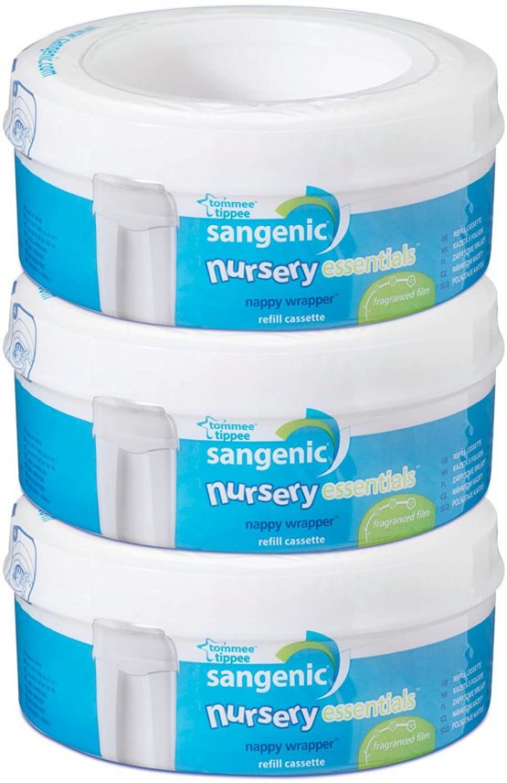 Sangenic Nursery Essentials 0+ Months Cassettes (3-Pack)