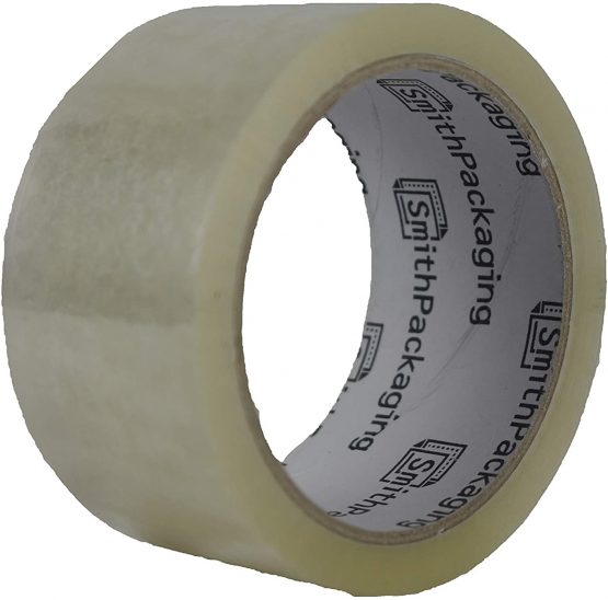 SmithPackaging 6 Rolls Per Pack 48mm x 66m Clear Acrylic Packaging Tape for Sealing Parcels and Boxes - Image 2