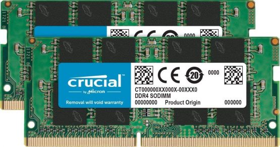 Crucial RAM CT2K16G4SFD824A 32GB Kit (2x16GB) DDR4 2400 MHz CL17 Laptop Memory