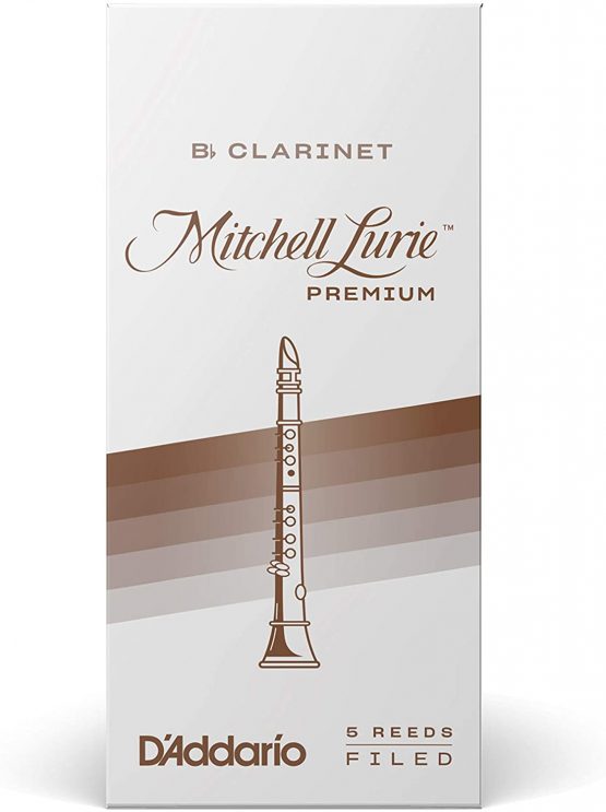 Rico Mitchell Lurie Premium 2.5 Strength Reeds for Bb Clarinet (Pack of 5) - Image 2