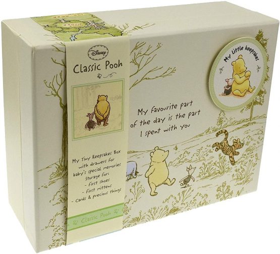 Pooh Classics Range Disney Keepsakes Baby Box with Compartments New (DI167), 200 g, Yellow - Image 2
