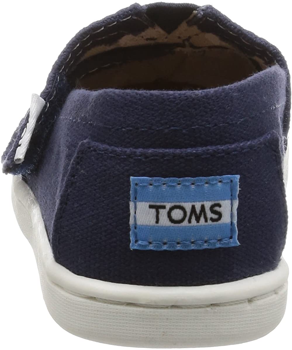 TOMS Unisex Kids Tiny Alpargata Loafer Flat, Navy, 3 UK Child, Navy 001 - Image 3
