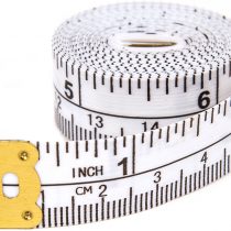 Hemline H252 | Metric & Imperial Analogical Fibreglass Tape Measure | 150cm/60in