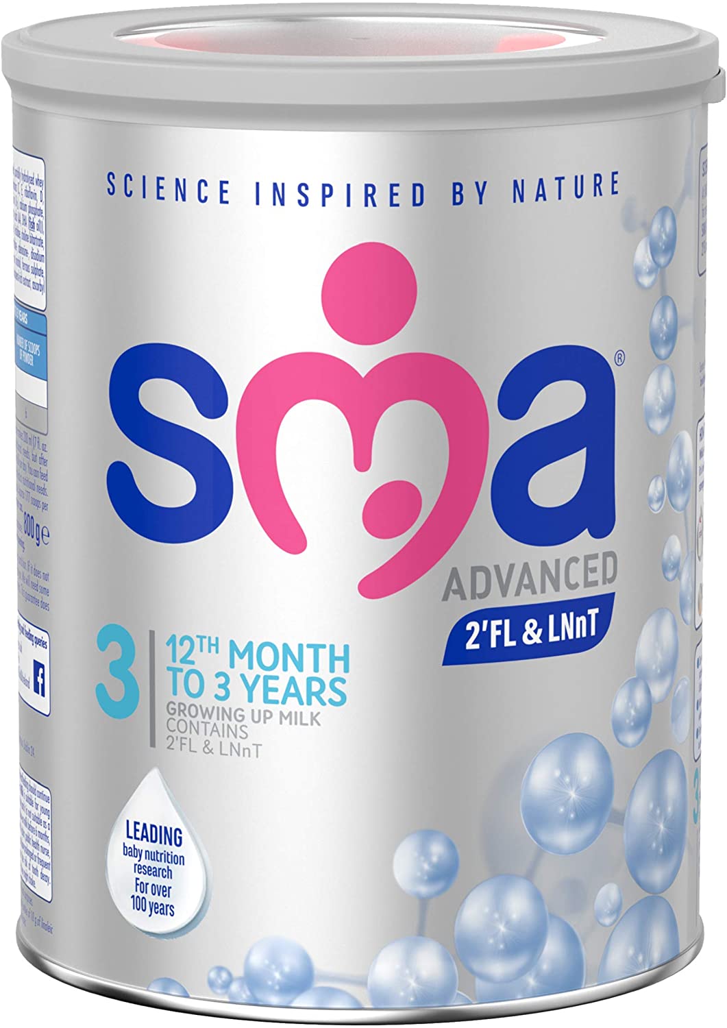 SMA Advanced 3 Growing Up Baby Milk Powder, 1-3 years, 800g (Pack of 1), 800 g (Pack of 1)