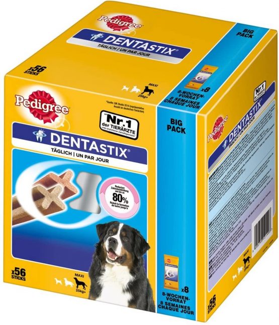 Pedigree Dentastix dog treat for large dogs, different varieties