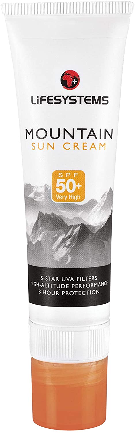Lifesystems Mountain SPF50 Ski Sun Stick and Sun Cream Combination Pocket-Sized 20ml Bottle Ideal For Ski And Mountain Activities