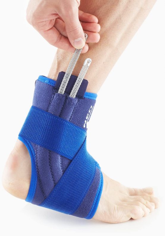 Neo G Ankle Support, Stabilized Support with Figure of 8 Strap – Support for Arthritis Relief, Joint Pain, Ankle Injuries, Sprains – Adjustable Compression – Class 1 Medical Grade – Unisex – Blue - Image 3
