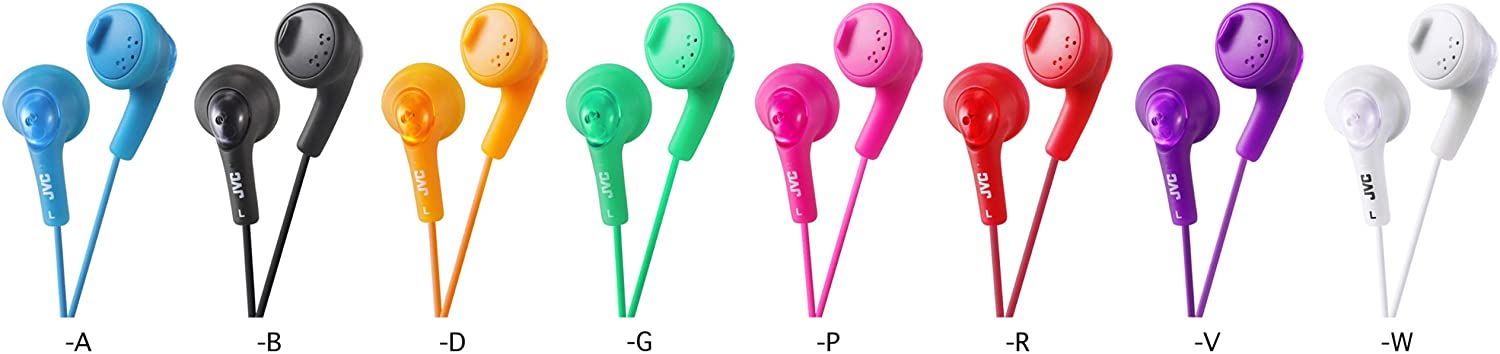 JVC Gumy In-Ear Wired Headphones Earphones Compatible with iPod, iPhone, Samsung - Black - Image 3