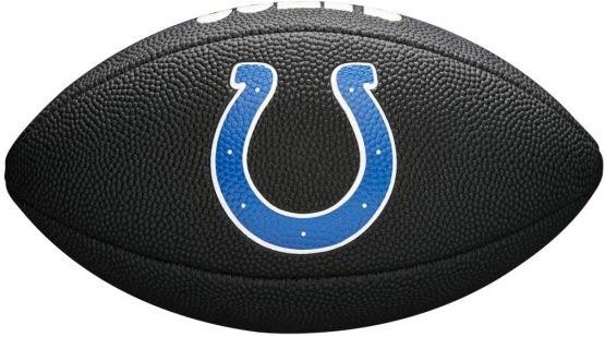 Wilson Sporting Goods NFL Indianapolis Colts Team Logo Football, Black, Mini Size - Image 2