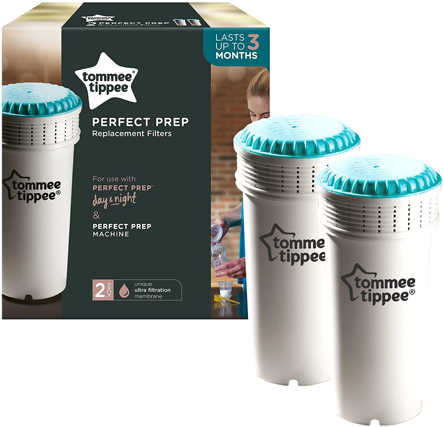 Tommee Tippee Perfect Prep Replacement Filter, Pack of 2, Compatible with All Perfect Prep Machines - Image 3