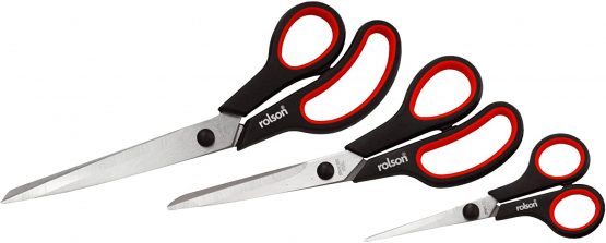 Rolson 64469 Scissor Set 140/200/250 mm - 3 Pieces