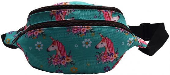 Unicorn Bag Gift Fanny Pack Hip Bag Waist Bag Canvas Bum Belt Hip Pouch Bags