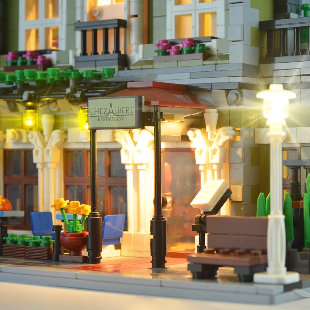LIGHTAILING Light Set For (Parisian Restaurant) Building Blocks Model - Image 4
