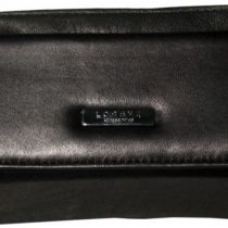 Lorenz Womens Ladies Black Soft Leather Slim Purse W13/1221L by Classyshades