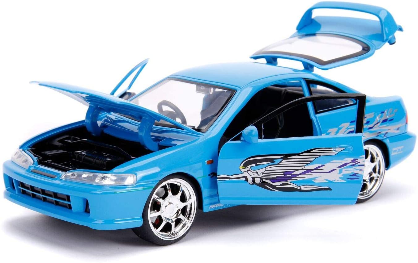 Jada 253203053 1:24 Mia's Honda Integra Type R, Blue, Medium - Image 4