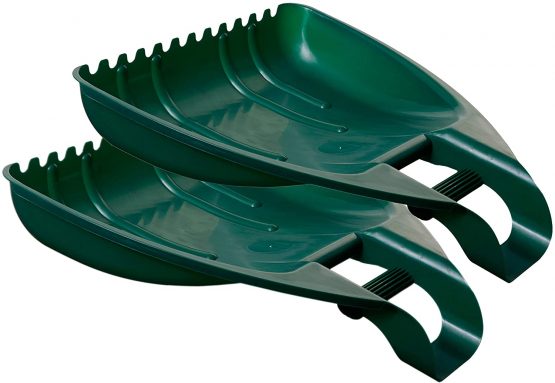 Whitefurze G25LG1 Leaf Grabber Set - Forest Green (Set of 2)